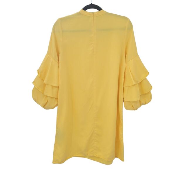 Zara Dress Yellow Soft Girl Cottagcore Coquette Indie Romantic - Picture 4 of 6